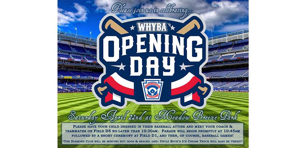 Opening Day, April 22nd, 2023